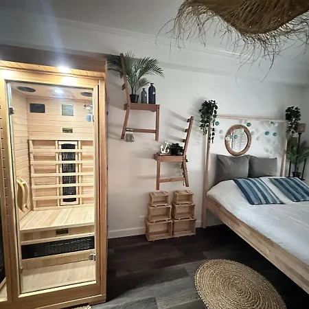 Magic Avec Balneo, Sauna Et Terrasse 兰斯